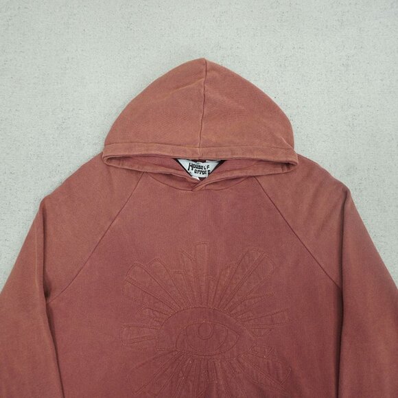 House of Errors Red House of Errors Eye Embroidered Hoodie - Picture 5 of 10